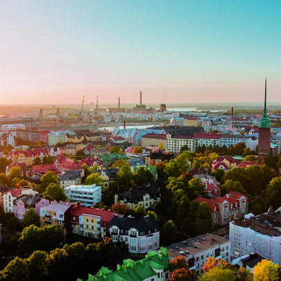 Ilmakuvaa Helsingistä