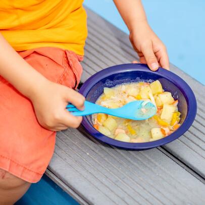 playground meal on a plate