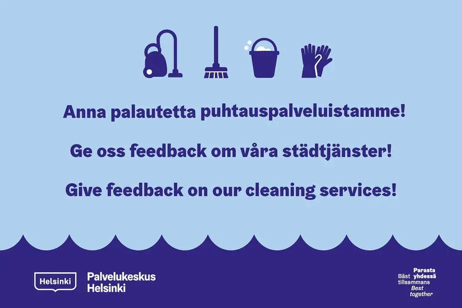 Puhtauspalvelujen kyselymainos